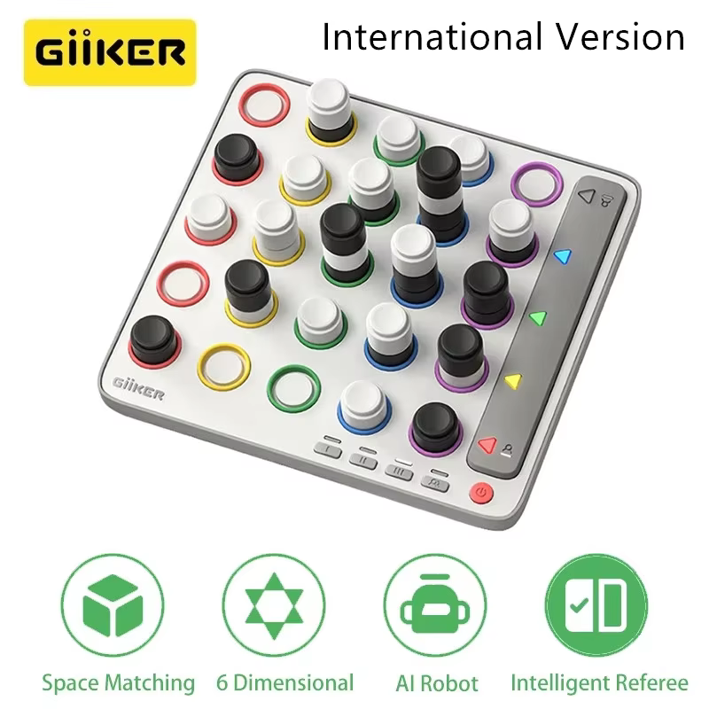 Giiker Smart Four Connected 5x5x5 3D Four in A Row Board Game with Intelligent AI Space Creative Interactive Toys For Kids Gifts