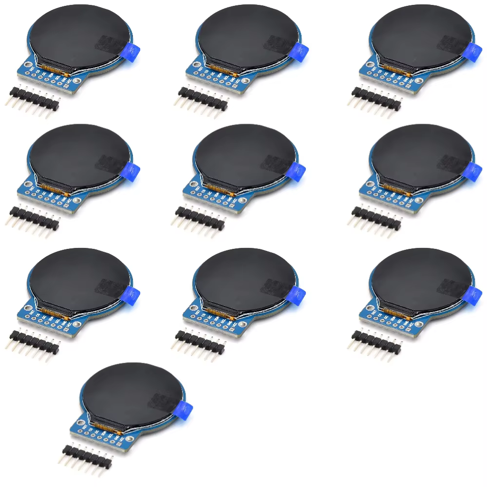 Pantalla TFT, módulo de pantalla LCD TFT de 1,28 pulgadas, controlador redondo RGB 240*240 GC9A01, interfaz SPI de 4 cables, PCB 240x240 para Arduino