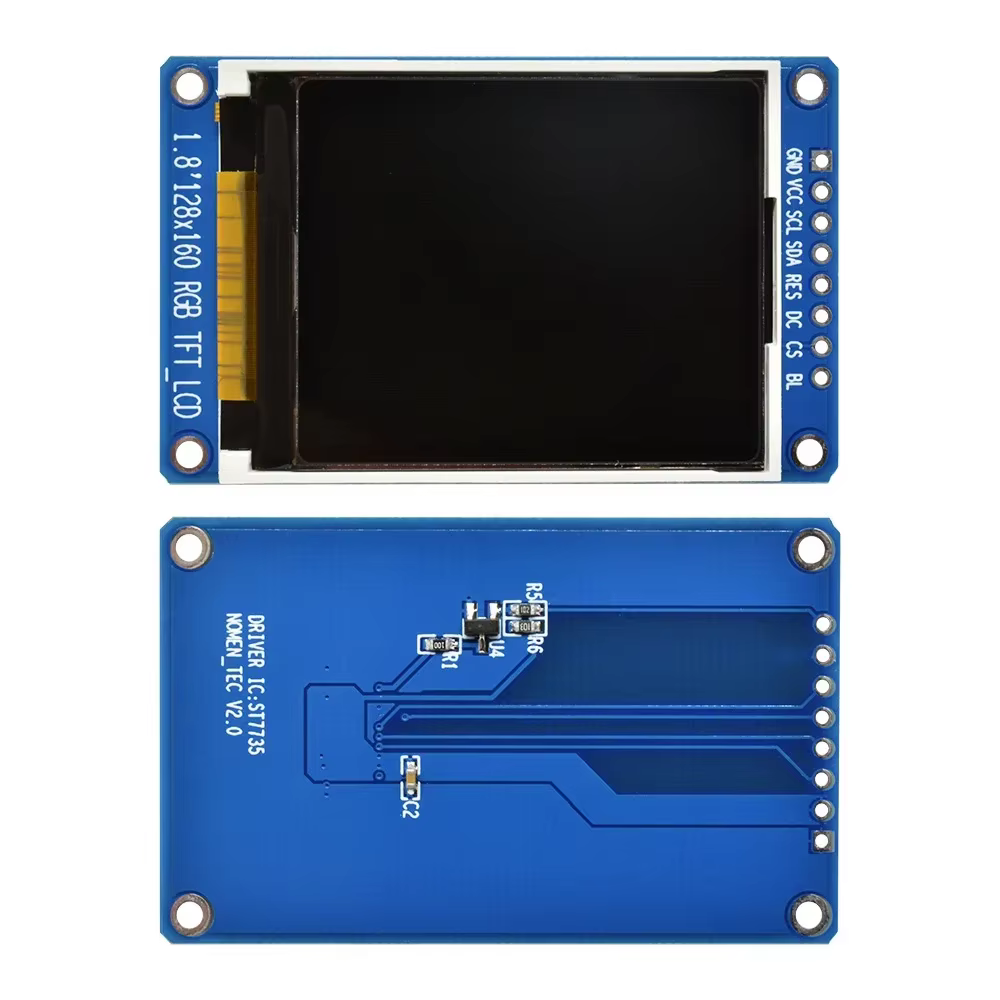 1.8 Inch 128x160 SPI Full Color TFT LCD Display Module ST7735S 3.3V Replace OLED Power Supply for Arduino