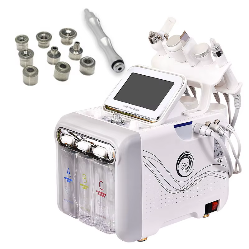 Hot selling hydro Microdermabrasion machine diamond hydra 6 in1 h202 beauty machine facial machine